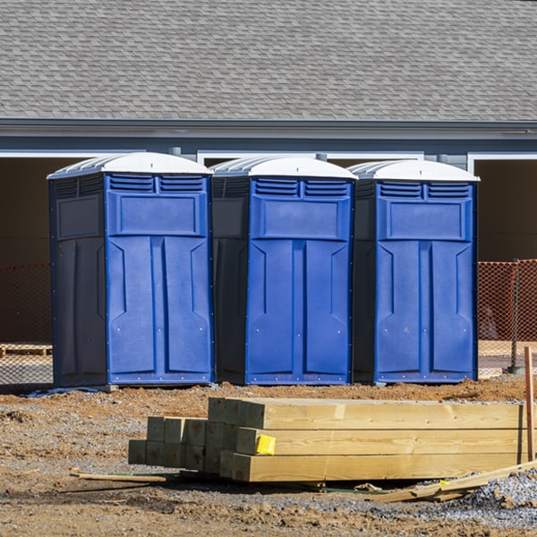 is there a specific order in which to place multiple portable restrooms in Saranac NY